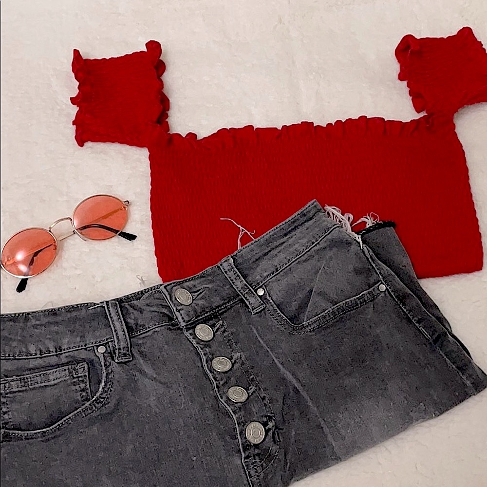 PACSUN mini jean skirt